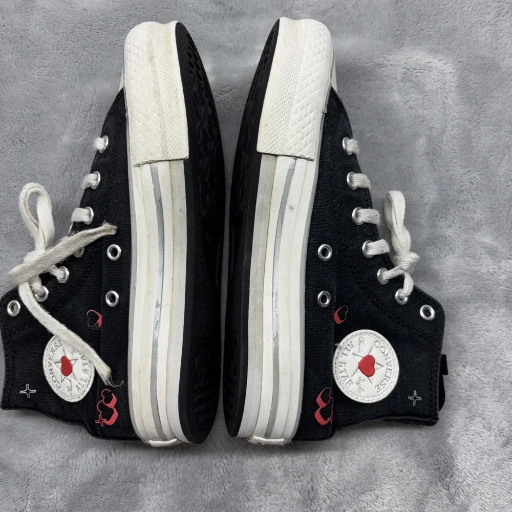 Converse Chuck Taylor All Star EVA Hearts Sneakers Size 2 Youth